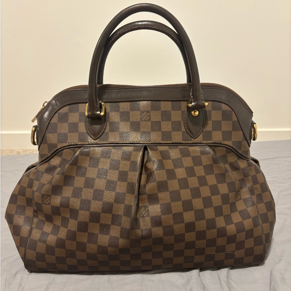 Louis Vuitton Damier Ebene Trevi GM (no strap handle, with signs of usage)